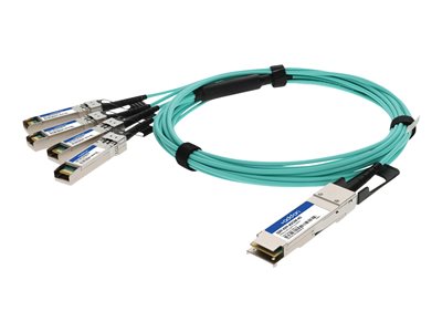 AddOn 5m Industry Standard QSFP+ Breakout AOC