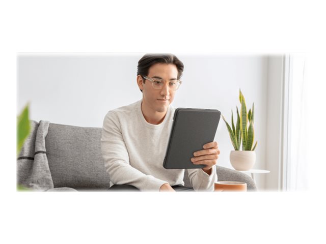 Logitech Combo Touch - klávesnice a pouzdro - s trackpad - QWERTY - italská - oxfordská šedá Vstupní zařízení – foto 15