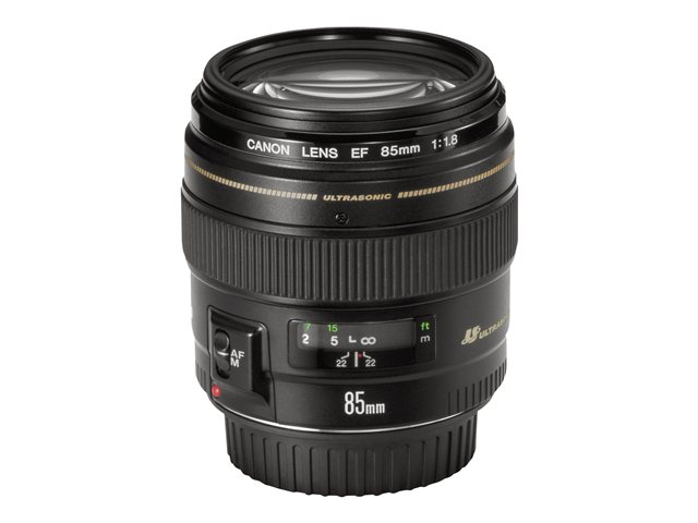 Image of Canon EF telephoto lens - 85 mm