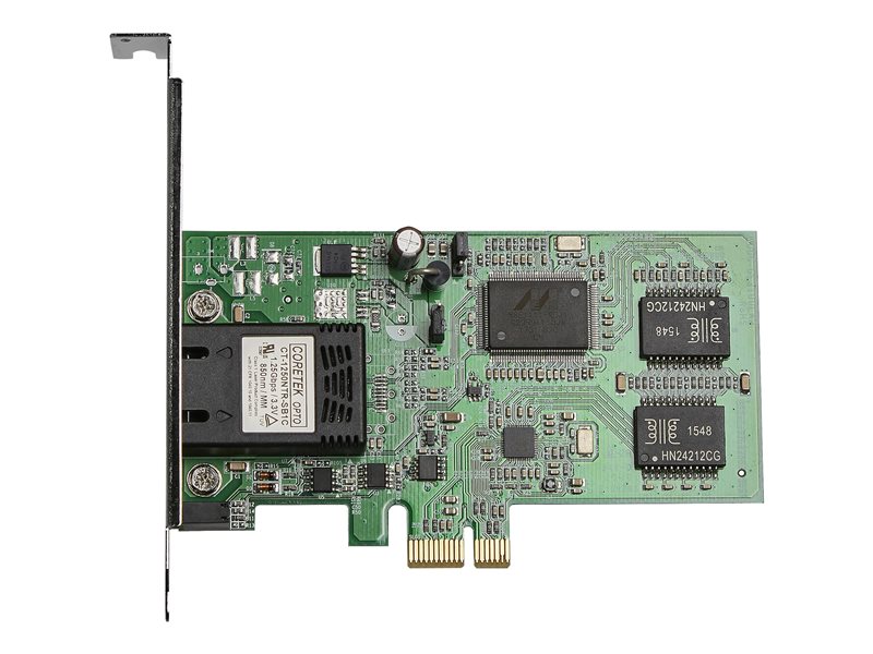 Startech : CARTE RESEAU PCIE 1 PORT FIBRE OPTIQUE 10 GBE - SFP+ OUVERT