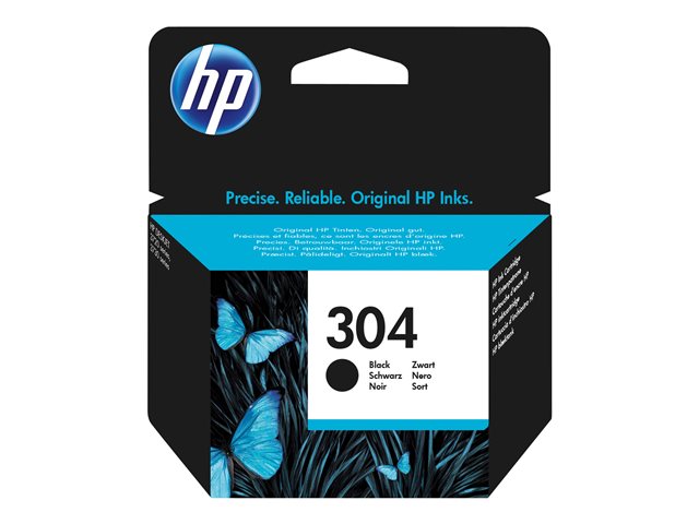 HP 304 Ink Cartridge Black N9K06AE#BA3