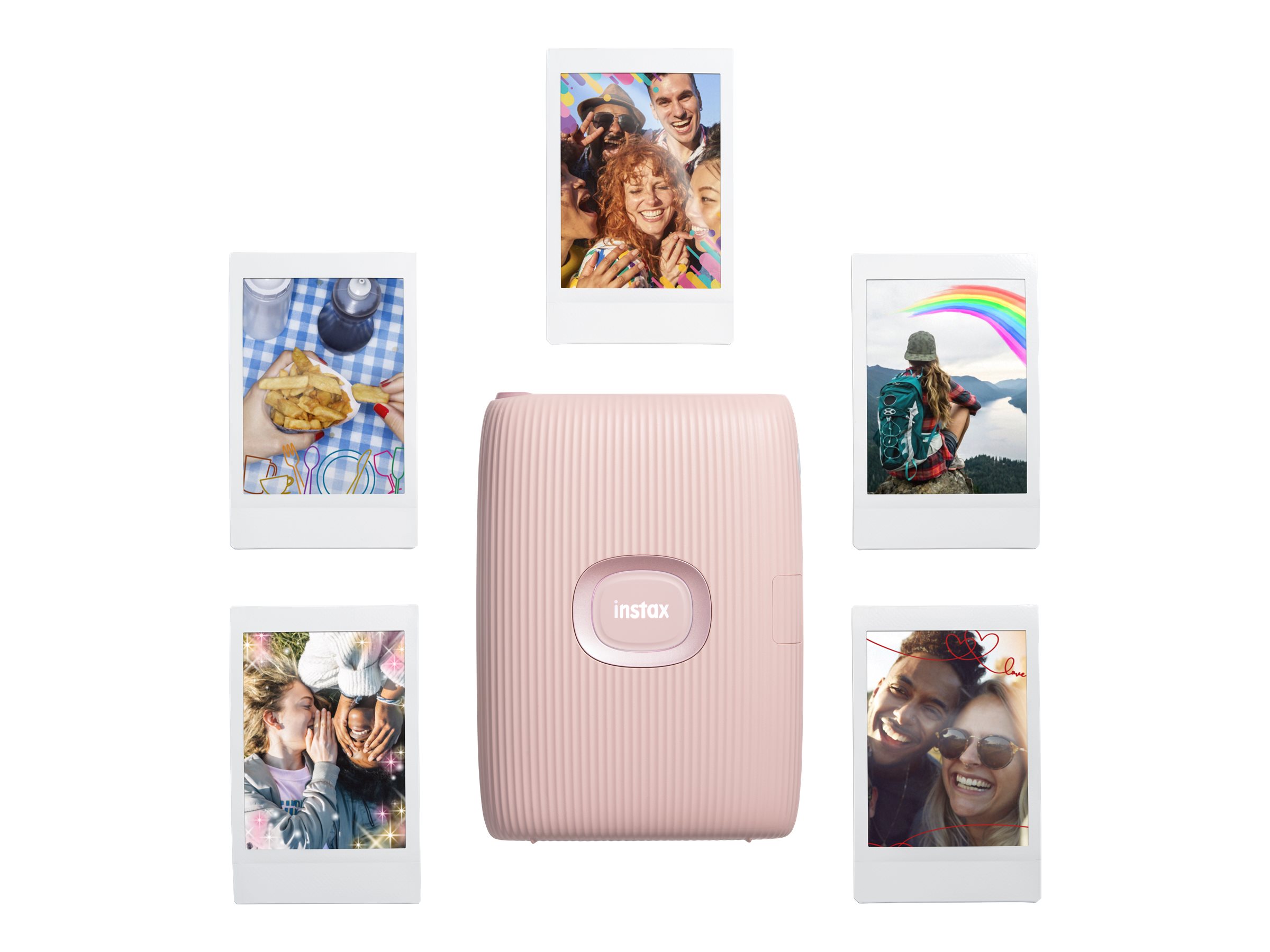 Fujifilm Instax Mini Link 2 Compact Photo Printer - Soft Pink