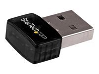 StarTech.com USB 2.0 300 Mbps Mini Wireless-N Network Adapter - 802.11n 2T2R WiFi Adapter - USB Wireless Adapter - N300 Wireless NIC (USB300WN2X2C) - Network adapter - USB 2.0 - 802.11b/g/n - black