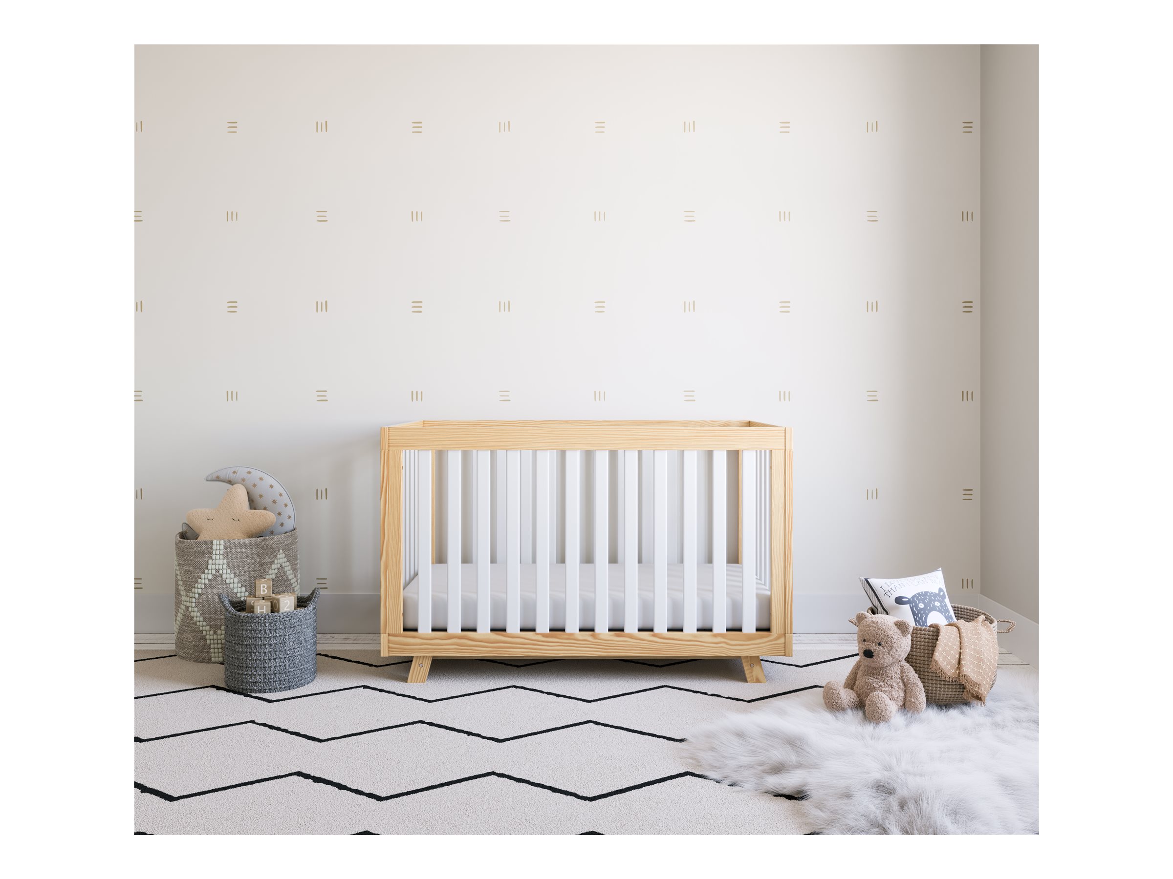 Beckett best sale crib white