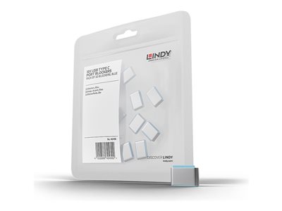 Bloqueur de port USB Type C, bleu, 10 pièces