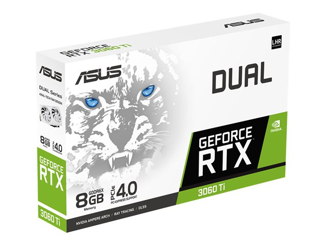 ASUSTek DUAL NVIDIA GeForce RTX 3060 Ti 搭載ビデオカード OC PCIe