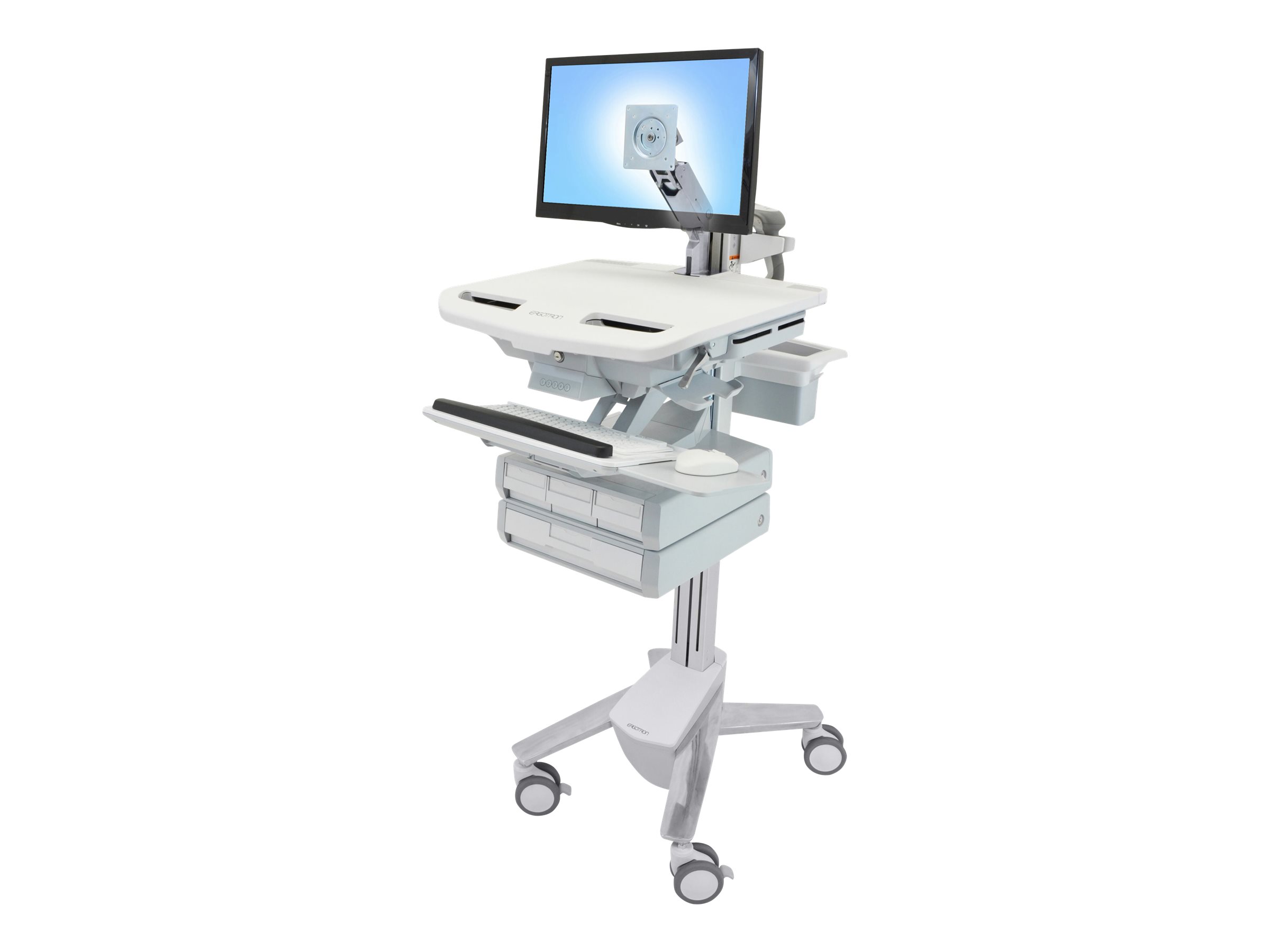 Ergotron StyleView - Cart for LCD display / keyboard / mouse / CPU / notebook / scanner (open architecture)