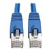 Eaton Tripp Lite Series Cat6a 10G Snagless Shielded STP Ethernet Cable (RJ45 M/M), PoE, Blue, 30 ft. (9.14 m)