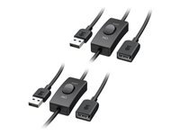 Cable Matters USB extension cable USB (F) to USB (M) USB 2.0 3 ft on/off switch 