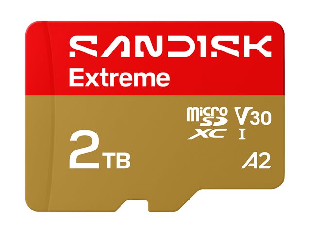 SANDISK Extreme microSDXC UHS-I Card 2TB SDSQXAV-2T00-GN6MA