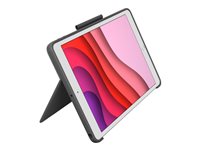Logitech Combo Touch Detachable  Case for iPad (10th gen) Tastatur og folio-kasse 16-niveau Kabling US International