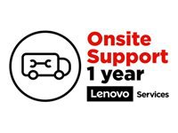 Lenovo Onsite Upgrade - Extended service agreement - parts and labor (for system with 1 year depot or carry-in warranty) - 1 year (from original purchase date of the equipment) - on-site - for K14 Gen 1; ThinkBook 13x G2 IAP; 14s Yoga G2 IAP; ThinkCentre neo 30a 22
