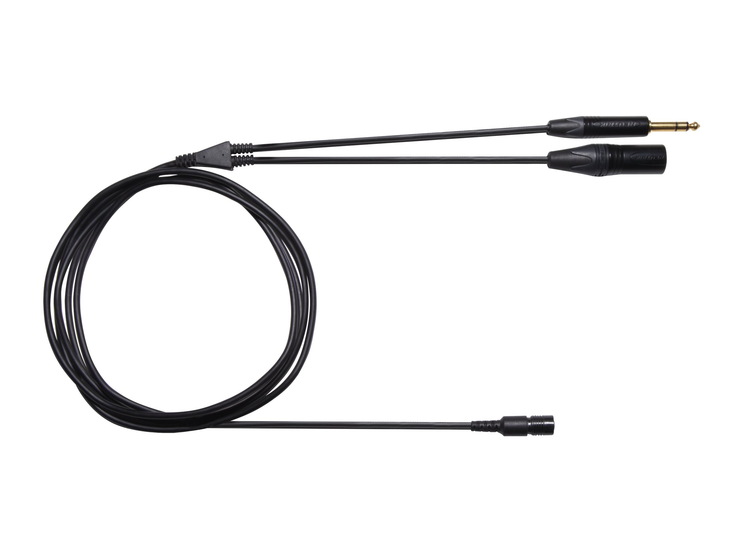 Shure - Audio cable - XLR3, stereo jack (P)