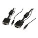 StarTech 25 ft Coax High Resolution Monitor VGA Cable with Audio