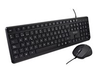 V7 CKU350ES Sæt med mus og tastatur Kablet 