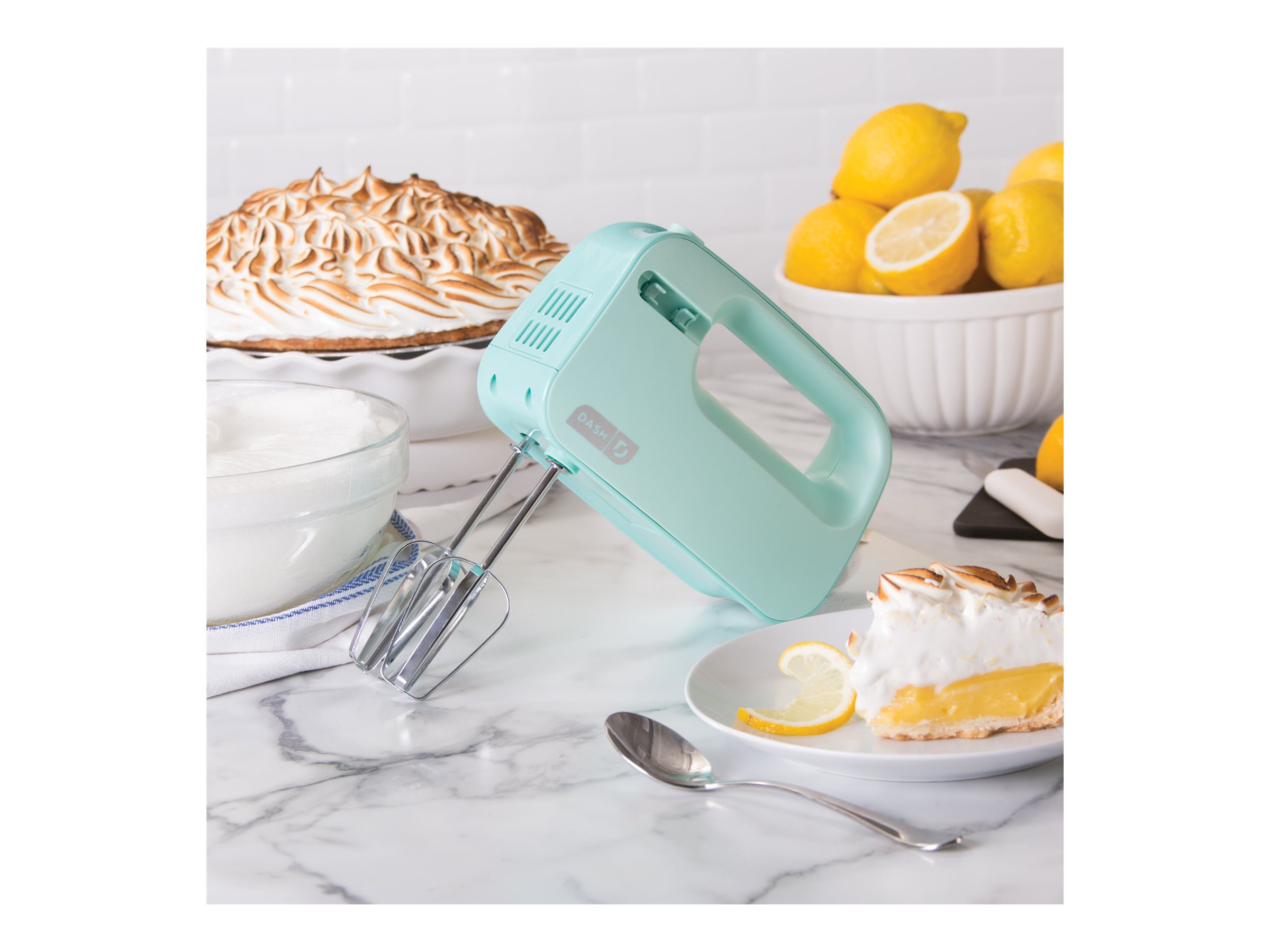 Smart Stick ー HANDMIXER SETお買得 Dash SmartStore Hand Mixer - Aqua - SHM01DSBU
