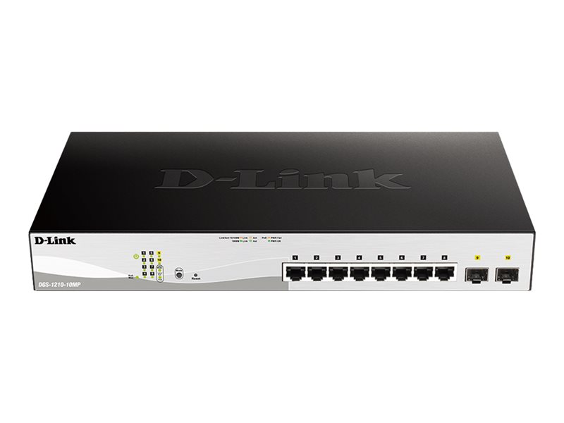 D-Link DGS 1210-10MP - commutateur - 10 ports - intelligent - Montable sur rack
