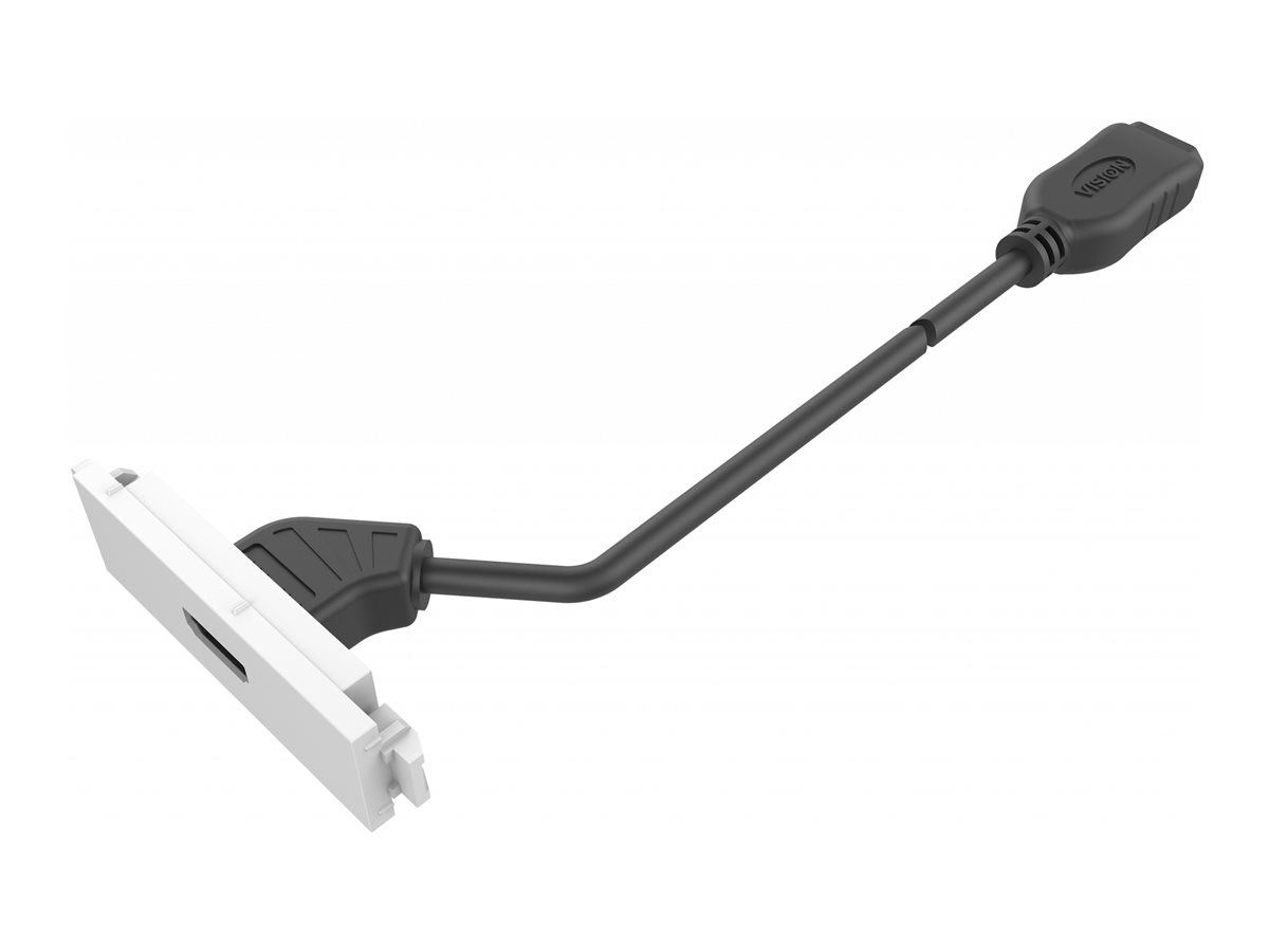 An image of VISION TechConnect 3 HDMI module - modular facility plate snap-in
