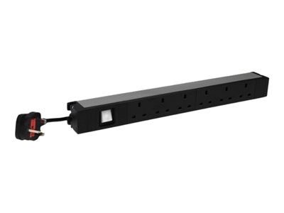 Basic PDU 19" 6 UK outputs switch