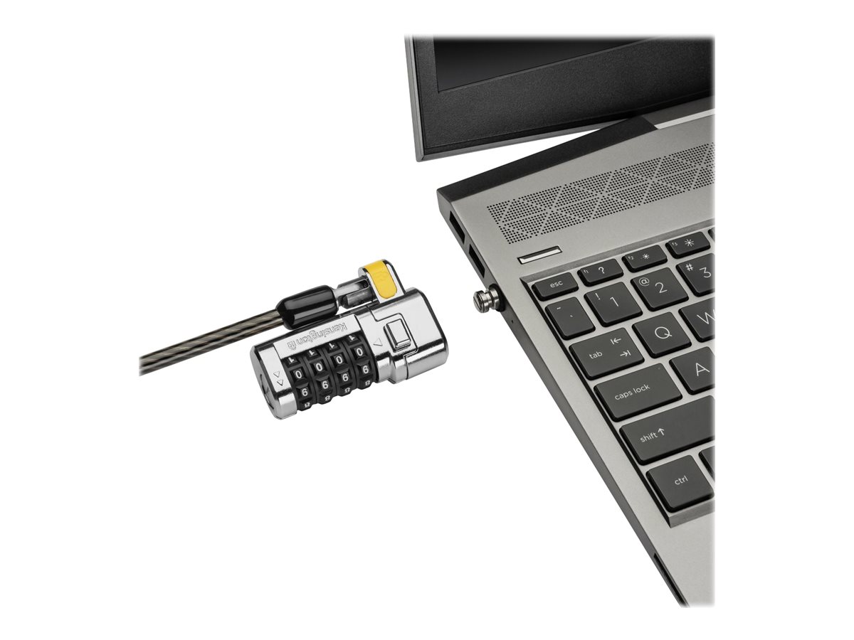 Kensington ClickSafe Combination Laptop Lock security cable Service & Support logo Front 67300