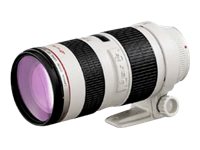 Canon EF - Telephoto zoom lens - 70 mm - 200 mm - f/2.8 L USM - Canon EF - for EOS 1000, 1D, 50, 500, 5D, 7D, Kiss F, Kiss X2, Kiss X3, Rebel T1i, Rebel XS, Rebel XSi