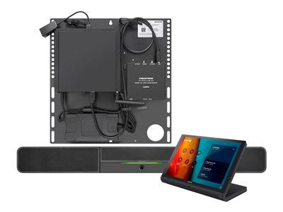Crestron Flex UC-B30-T - Für Microsoft Teams - Kit für Videokonferenzen (Soundbar, Touchscreen-Konsole, Mini-PC) - Schwarz