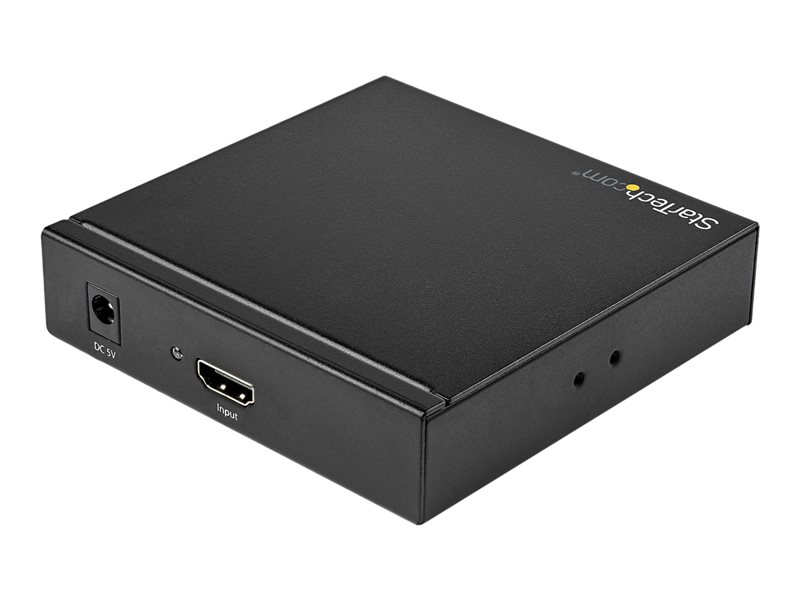 Convertisseur audio vidéo composite RCA vers HDMI , 1080P, PAL / NTSC avec  câble de charge USB - Noir