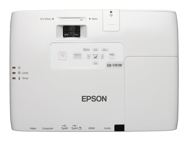 Epson EB-1761W - 3LCD projector - portable - V11H478041 Epson EB-1761W - 3LCD projector - portable - V11H478041