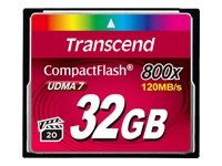 Transcend Cartes Flash TS32GCF800