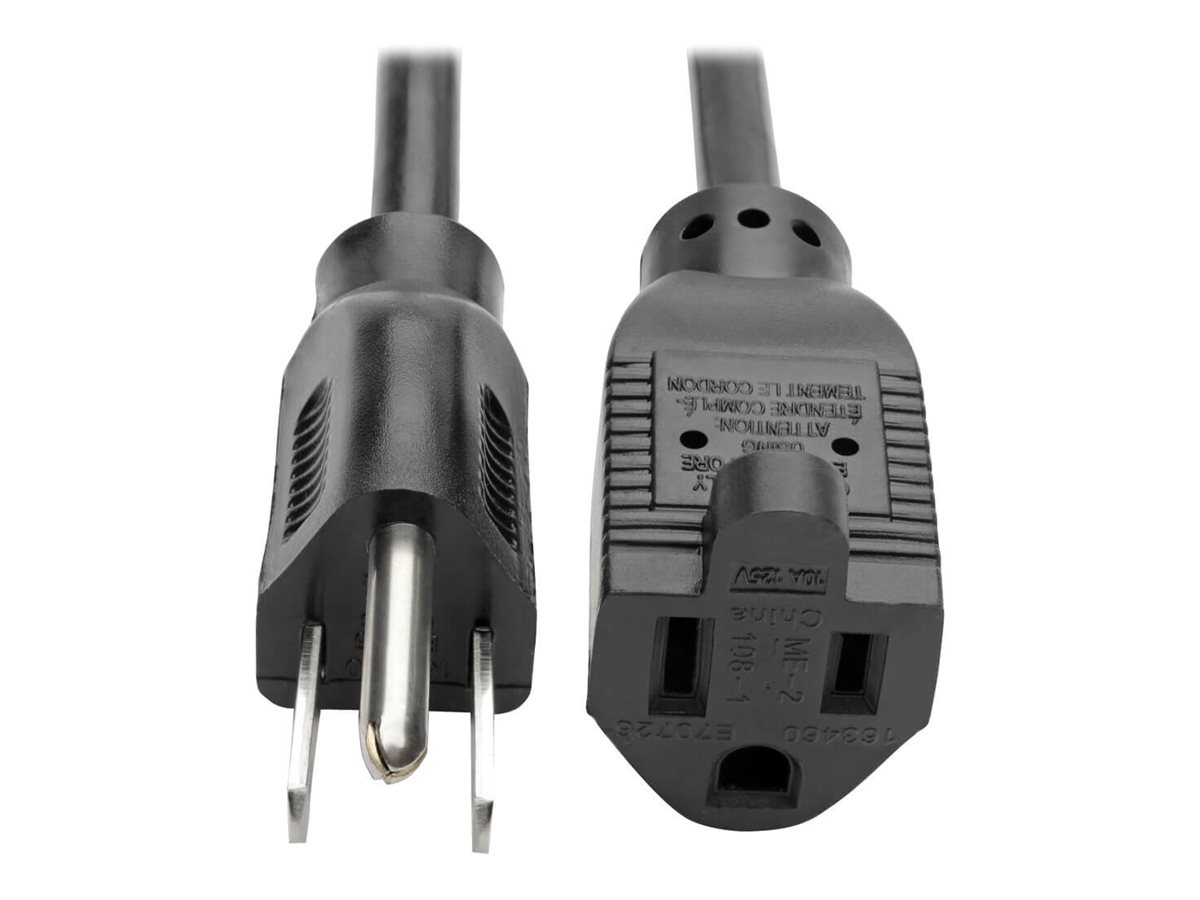 Eaton Tripp Lite Series Power Extension Cord, NEMA 5-15P to NEMA 5-15R