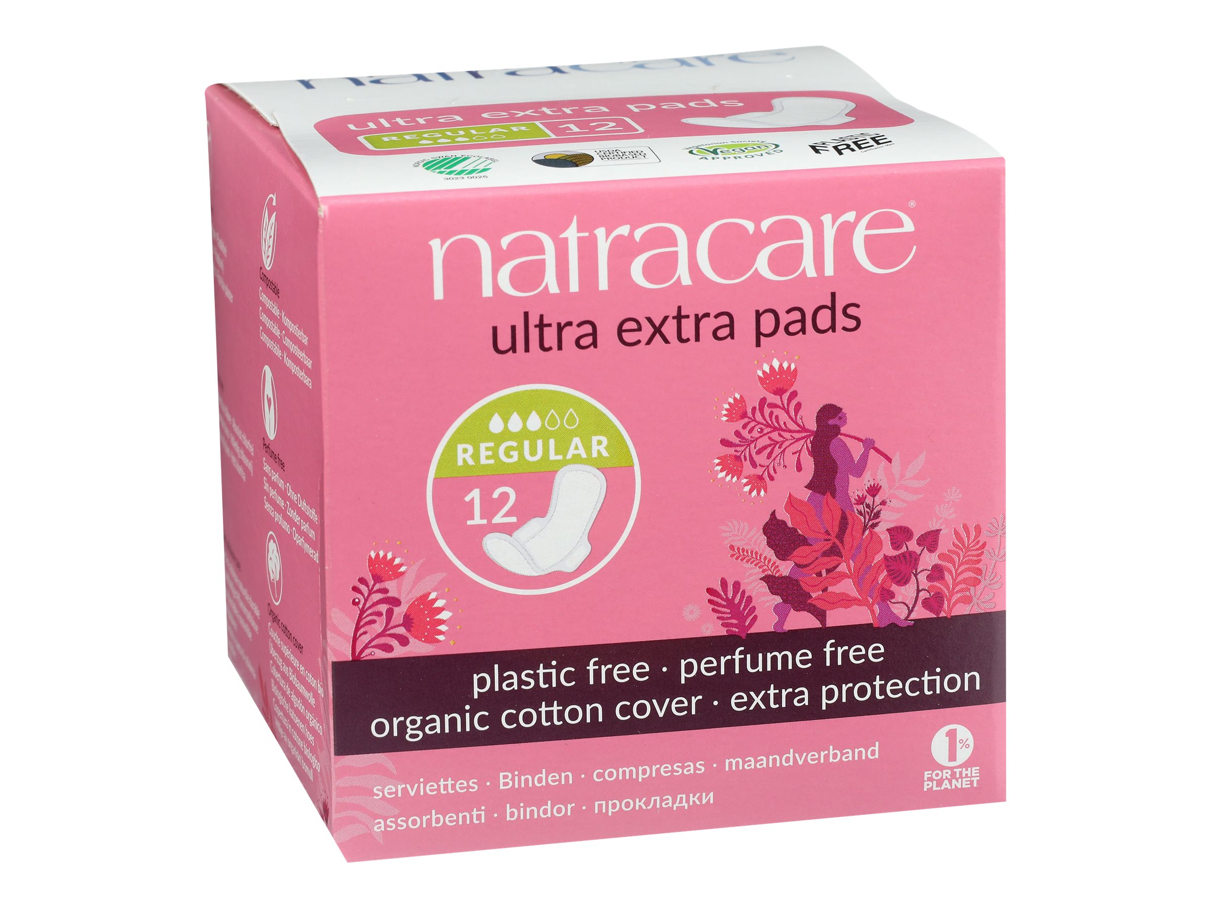 Natracare Ultra Extra Pads - Normal - 12s