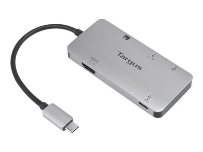 Targus USB-C Multi-Port Single Video Adapter and Card Reader with 100W PD Pass-Through  image