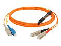 AddOn - Câble de conditionnement multimode - SC/UPC multimode (M) pour SC/UPC multimode, mode unique SC/UPC (M) - 2 m 