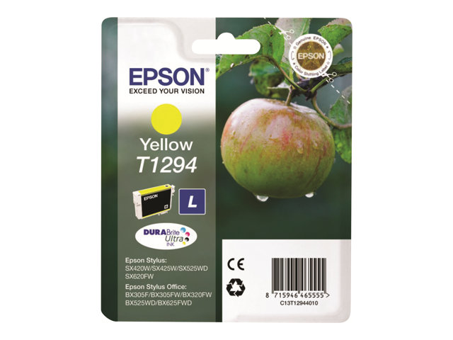 EPSON 1LB ink T129 yellow blister w/s