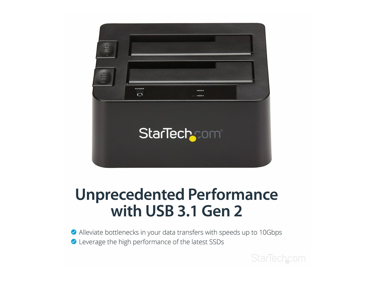 StarTech.com Dual-Bay USB...