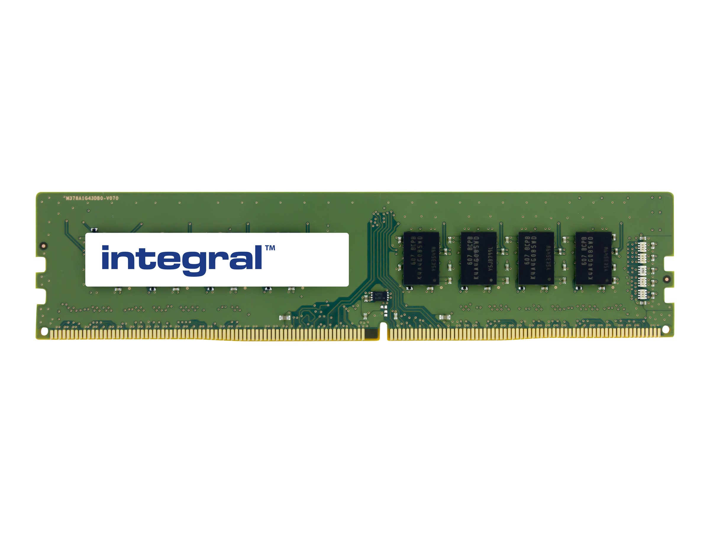 An image of Integral - DDR4 - module - 8 GB - DIMM 288-pin - 2400 MHz / PC4-19200 - unbuffered