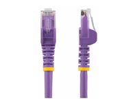 StarTech.com 15m CAT6 Cable - Purple Snagless CAT 6 Wire - 100W RJ45 UTP 650MHz Category 6 Network Patch Cord UL/TIA (N6PATC15MPL) CAT 6 Ikke afskærmet parsnoet (UTP) 15m Patchkabel Lilla