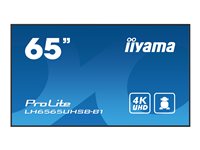 iiyama ProLite LH6565UHSB-B1 65' Digital skiltning 3840 x 2160 
