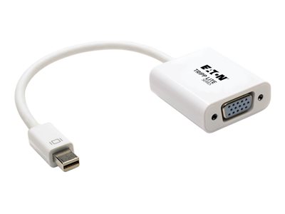 Tripp Lite 6in Mini DisplayPort to VGA Adapter Active Converter mDP to VGA M/F DPort 1.2 6"