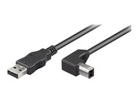 goobay USB 2.0 USB-kabel 2m Sort