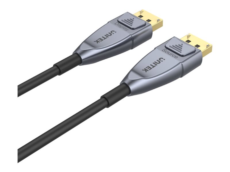 Unitek, DisplayPort cable, DisplayPort to DisplayPort, 30 m