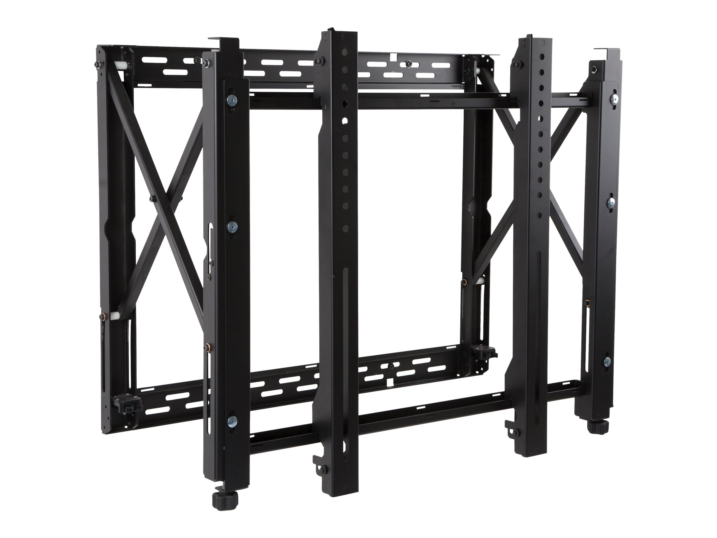 Peerless-AV SmartMount Full Service Video Wall Mount with Quick Release DS-VW795-QR mounting kit - for flat panel - black powder coat