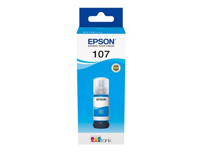 EPSON 1LB 107 EcoTank Cyan Ink Bottle, EPSON C13T09B240  (BILD3)