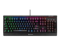 Sharkoon Skiller MECH SGK3 Tastatur Mekanisk RGB Kabling Fransk