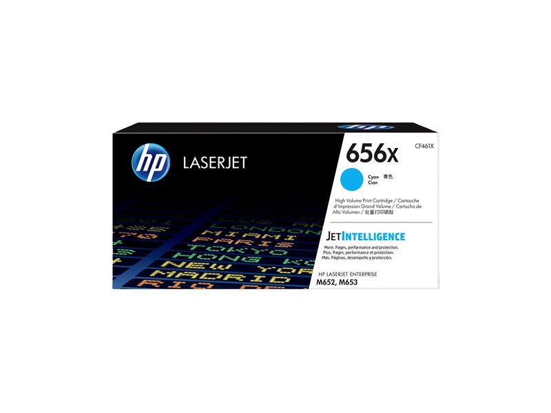 HP 656X LJ Toner Cartouche Cyan HY