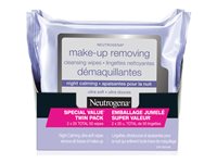 Neutrogena Night Calming Make-Up Removing Wipes - 2 x 25's