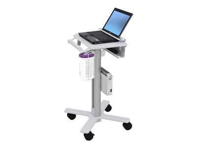 Ergotron StyleView Cart light-duty for notebook / barcode scanner medical steel 