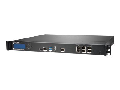 SonicWall Secure Mobile Access 6200 Security appliance 1GbE 1U 100 users 