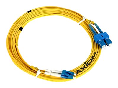 Axiom SC-ST Singlemode Duplex OS2 9/125 Fiber Optic Cable - 10m - Yellow - network cable - 10 m