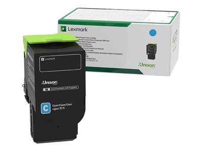 Lexmark 801SC - cyan - - toner cartridge - LCCP, LRP